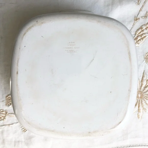 Vintage 60’s Corning Ware Blue Cornflower 3 Qt Casserole Dish A3B With Clear Lid - Picture 9 of 15